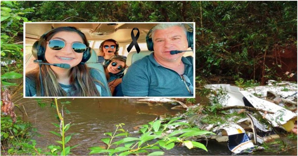 Vídeo mostra os últimos momentos da família que morreu em trágico acidente de avião no Paraná Vídeo mostra os últimos momentos da família que morreu em trágico acidente de avião no Paraná