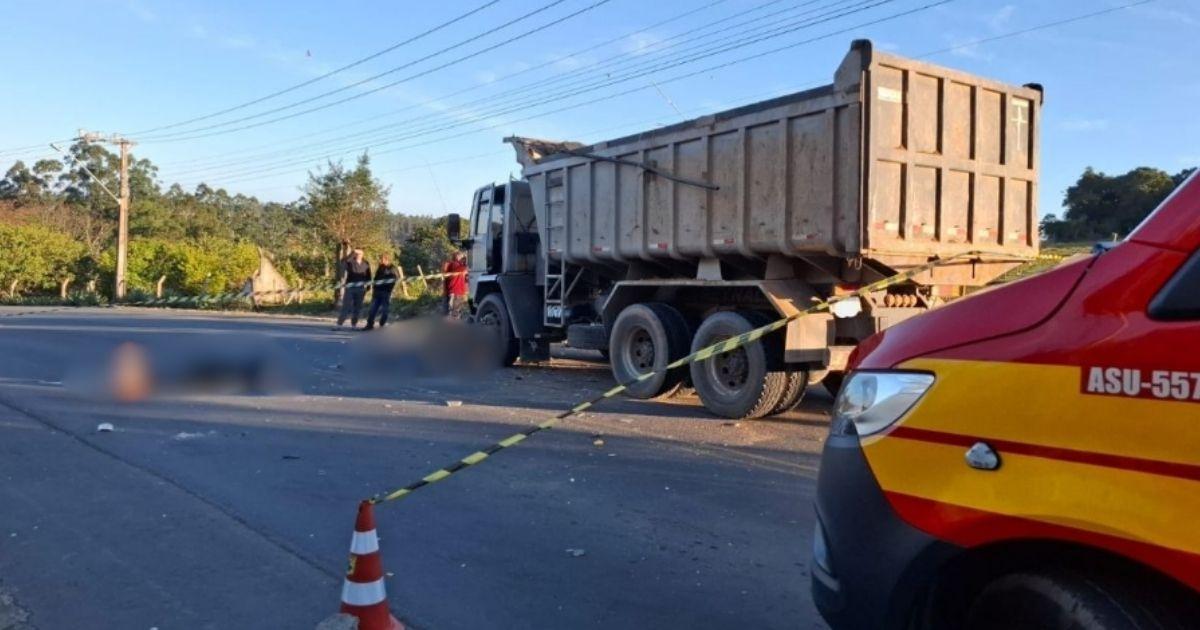 Foto de grave acidente em Sango