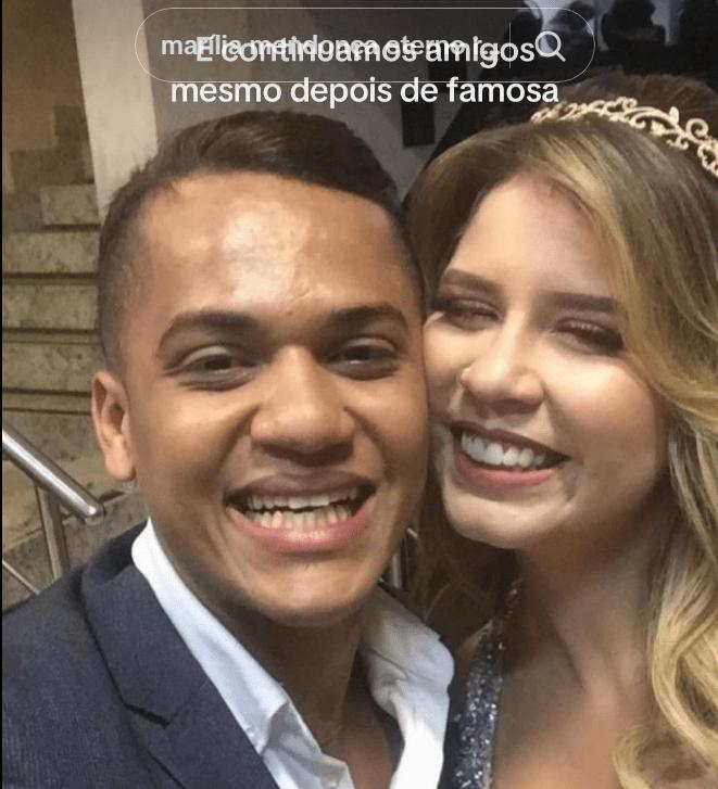 Alex Matos mostra fotos antigas com Marlia Mendona TikTok Alex Matos