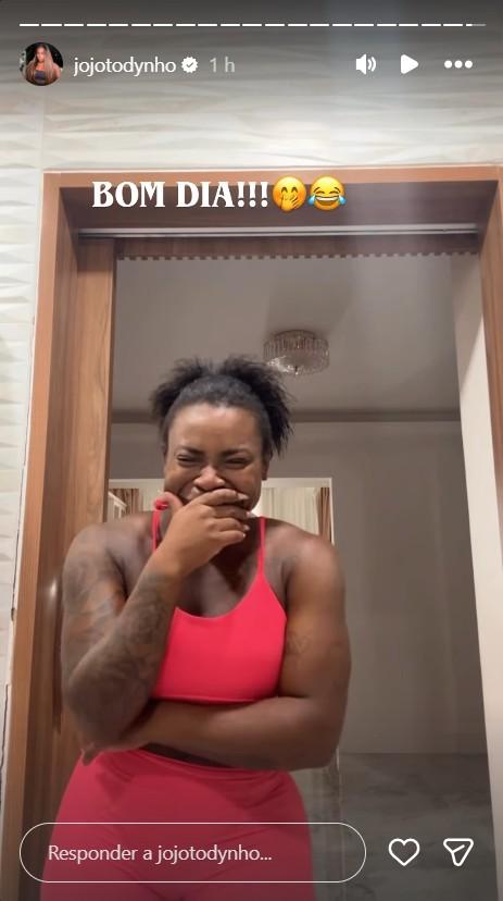 Jojo Todynho se diverte ao mostrar seu cabelo sem megahair - Foto Reproduo Instagram jojotodynho