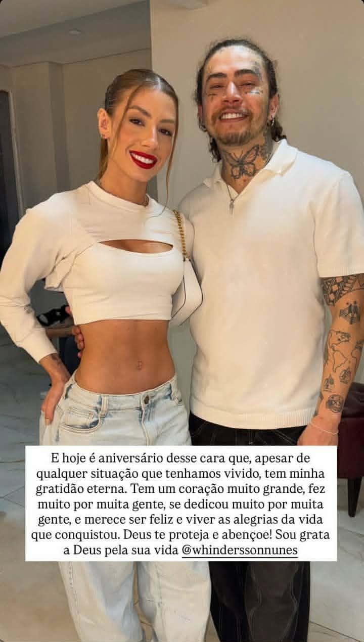 Image: https://thefolha.news/wp-content/uploads/2026/01/postiimg-695c15a9961409637.jpg Maria Lina comemora aniversrio de Whindersson Nunes - Foto Instagram