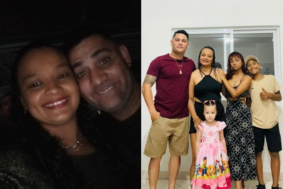 Geovani deixou a esposa Gislaine dois filhos e uma enteada Foto Arquivo Pessoal