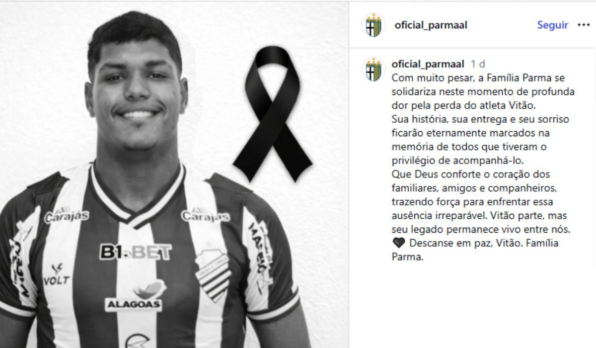 Ex-jogador do Cruzeiro morreu aos 22 anos