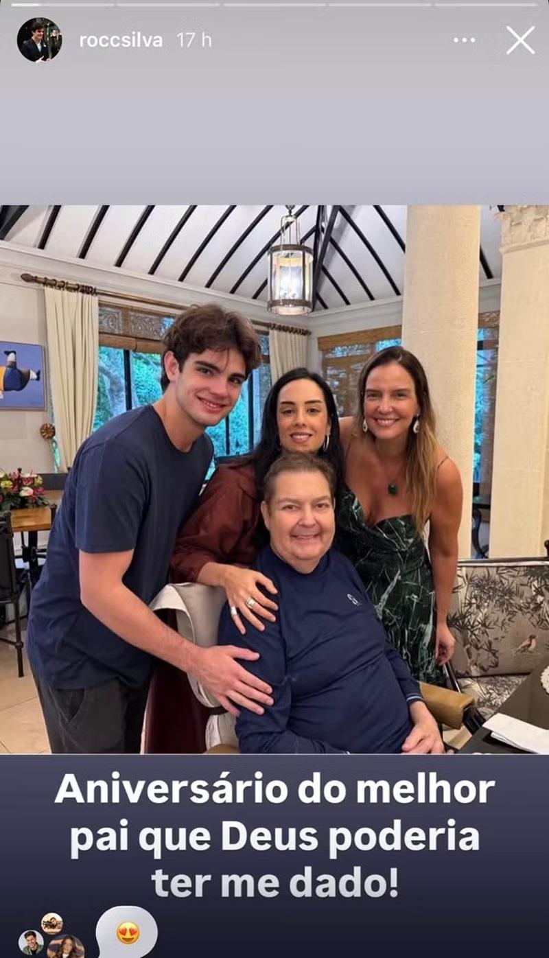 Fausto comemora aniversrio em famlia Foto ReproduoInstagram