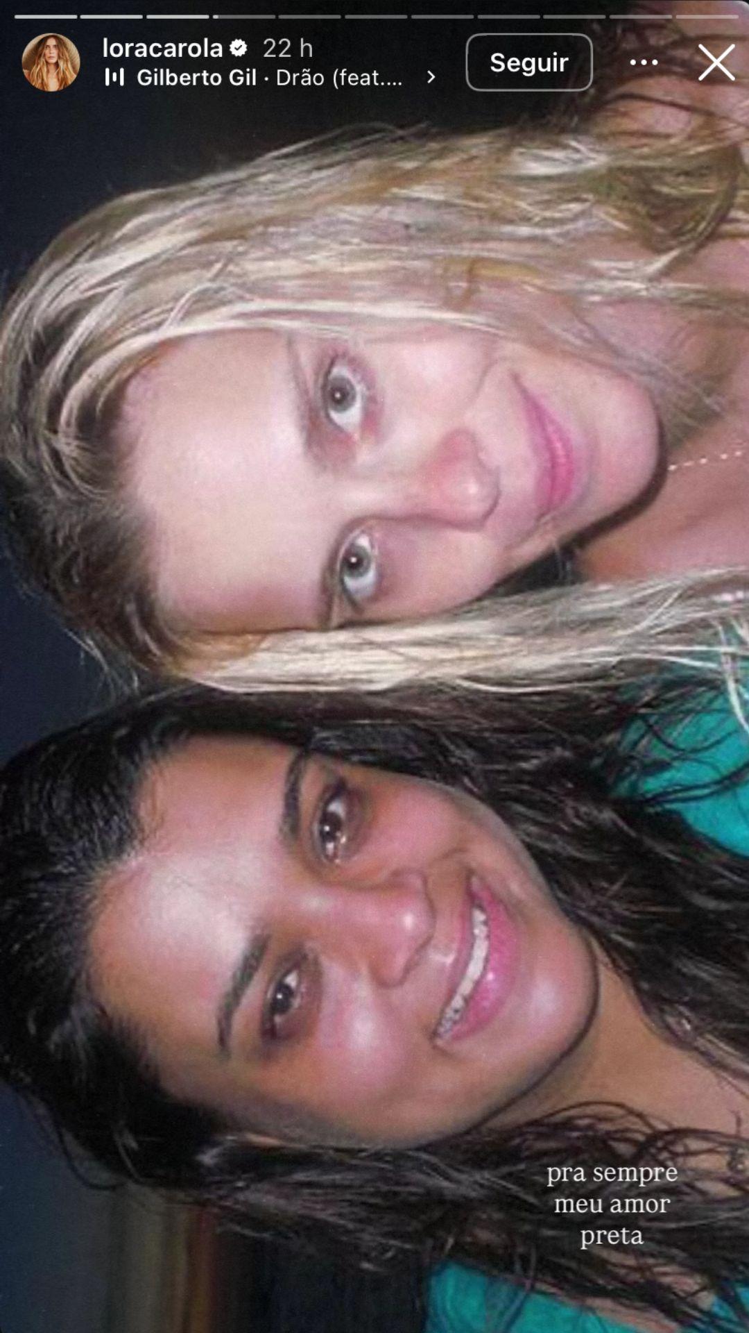 Image: https://thefolha.news/wp-content/uploads/2026/05/postiimg-6a0f860bc1eed4515.jpg Carolina Dieckmann e Preta Gil - Foto ReproduoInstagram
