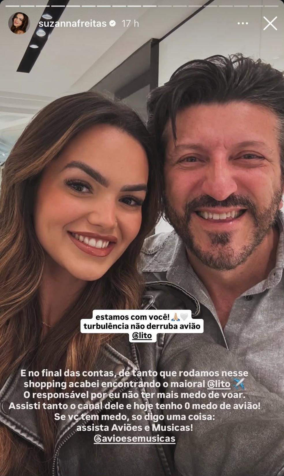 Post de Suzanna Freitas - Foto ReproduoInstagram